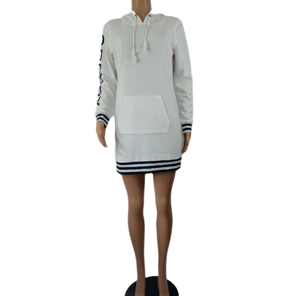 Sperry White woman long sleeves cover up Hoodie